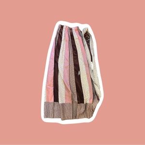 vintage patchwork maxi skirt